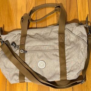 Kipling tote bag Brown with crossbody strap